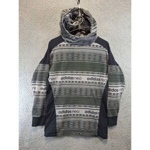 Adidas Hoodie Womens L‎ Multicolor Selena Gomez Neo Geometric Pattern Streetwear